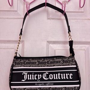 Juicy Couture Black and White Shoulder Bag